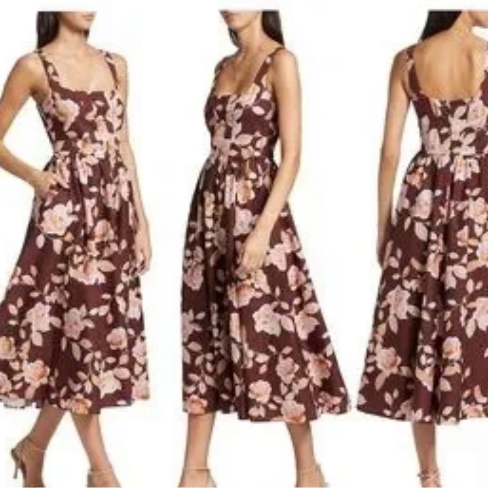 WAYF Desi Floral Dress S